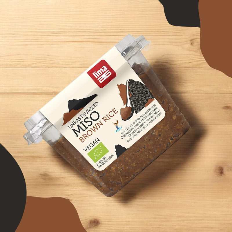 Lima - Bio-Miso aus unpasteurisiertem Reis und Soja 300g