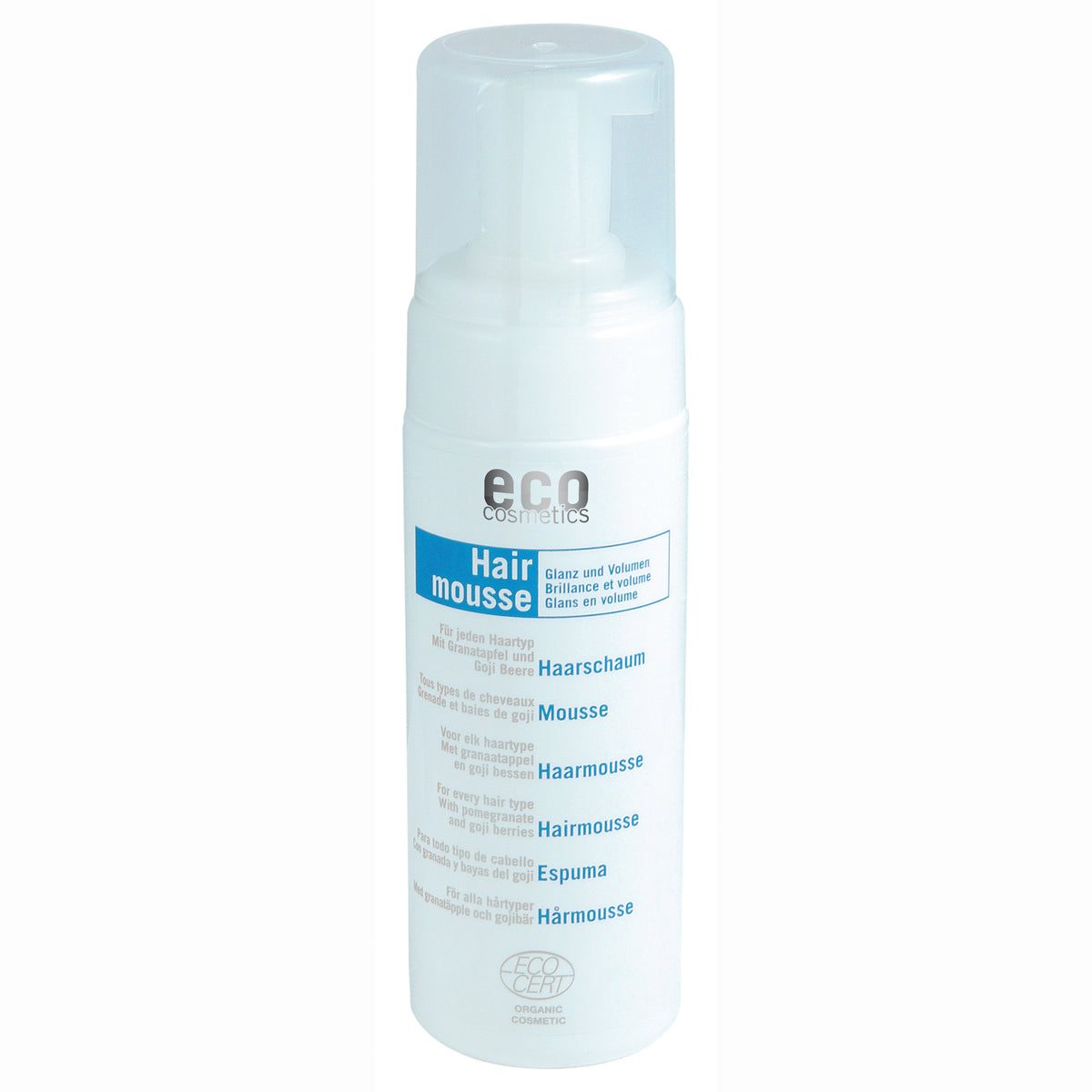 Eco Cosmetics - Mousse brillance & volume BIO grenade & goji 150ml