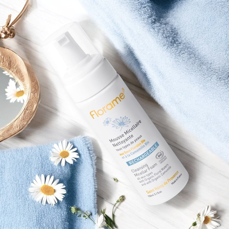 Florame - Mousse micellaire nettoyante BIO camomille 150ml