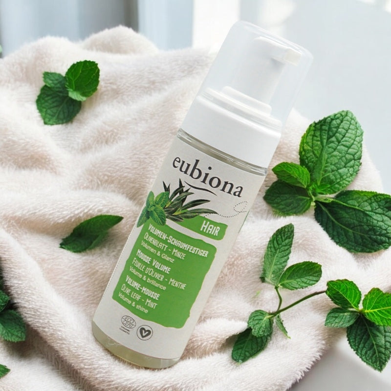 Eubiona - Volumenschaum Olivenblatt & Minze BIO - 150ml