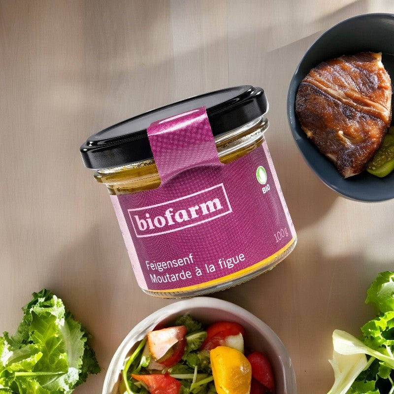 Biofarm - Moutarde à la figue BIO 100g