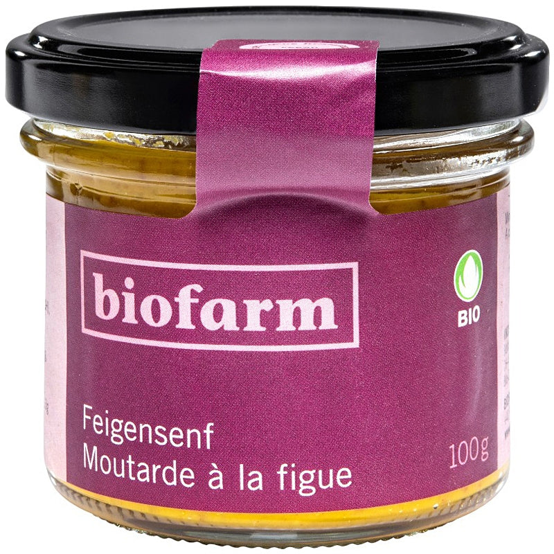 Biofarm - Moutarde à la figue BIO 100g