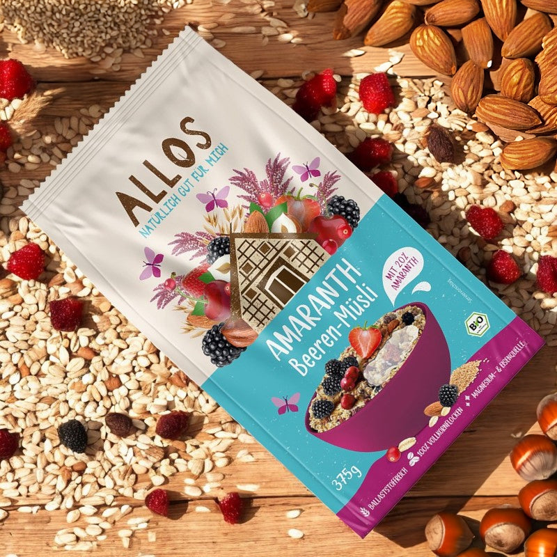Allos - Müesli amarante & fruits rouges BIO 375g