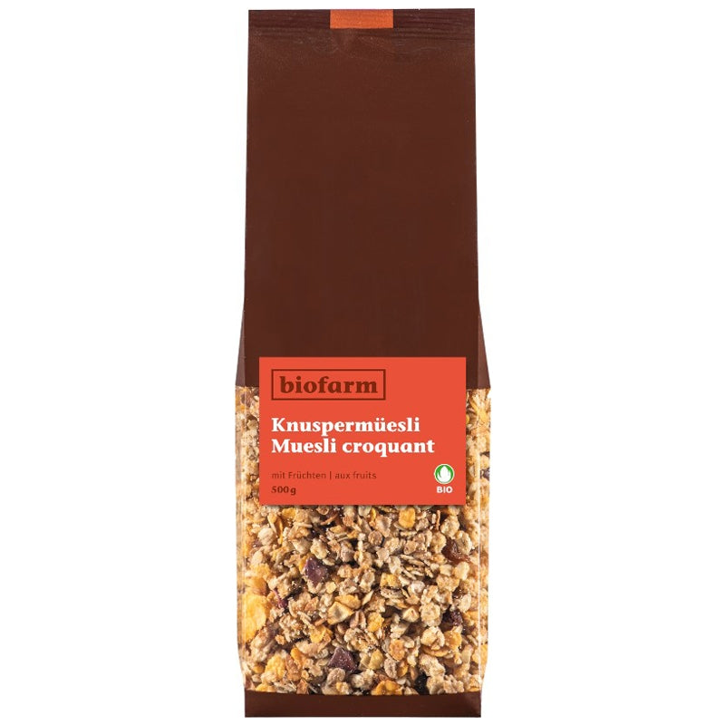 Biofarm - Müesli croquant aux fruits BIO 500g