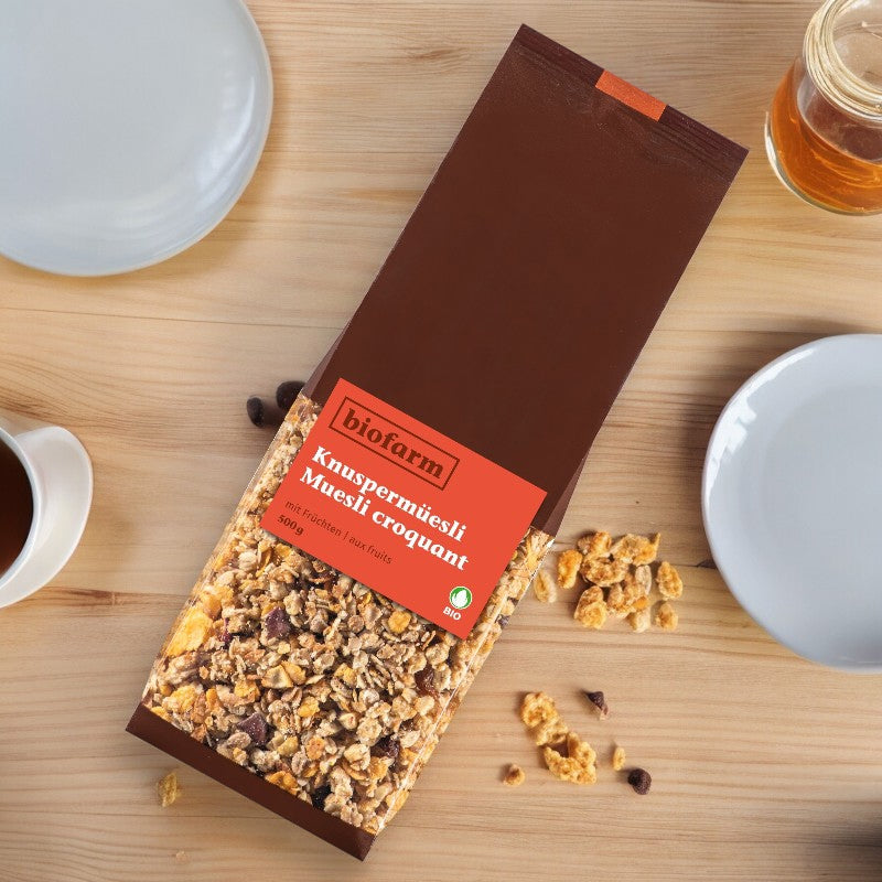 Biofarm - Müesli croquant aux fruits BIO 500g
