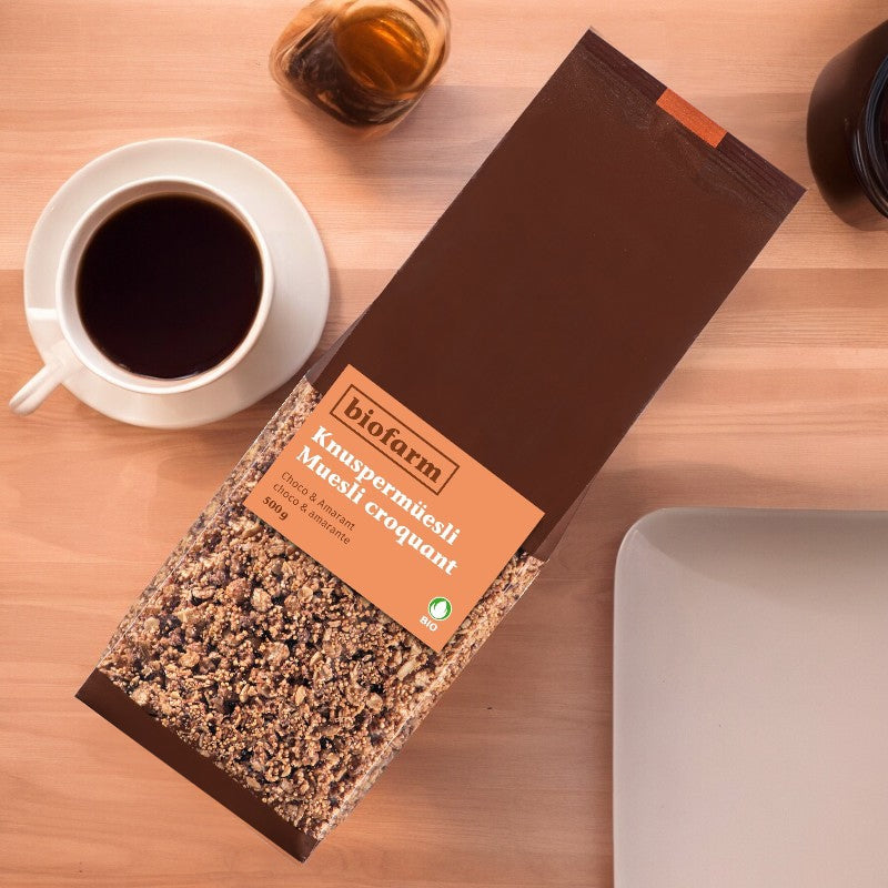 Biofarm - Müesli croquant choco & amarante BIO 500g