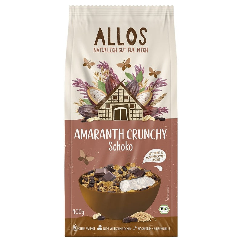 Allos - Müesli croustillant amarante & chocolat BIO 400g