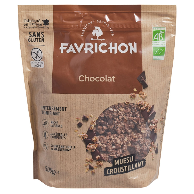 Favrichon - Bio-Schokoladen-Crunchy-Müsli 500g