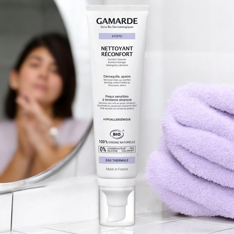 Gamarde - Nettoyant réconfort BIO - démaquille & apaise - peaux sensibles - 100ml