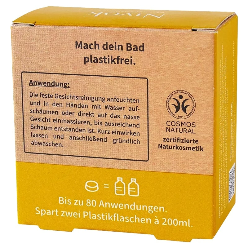 Festes Gesichtsreinigungsstück für trockene Haut Mandel 