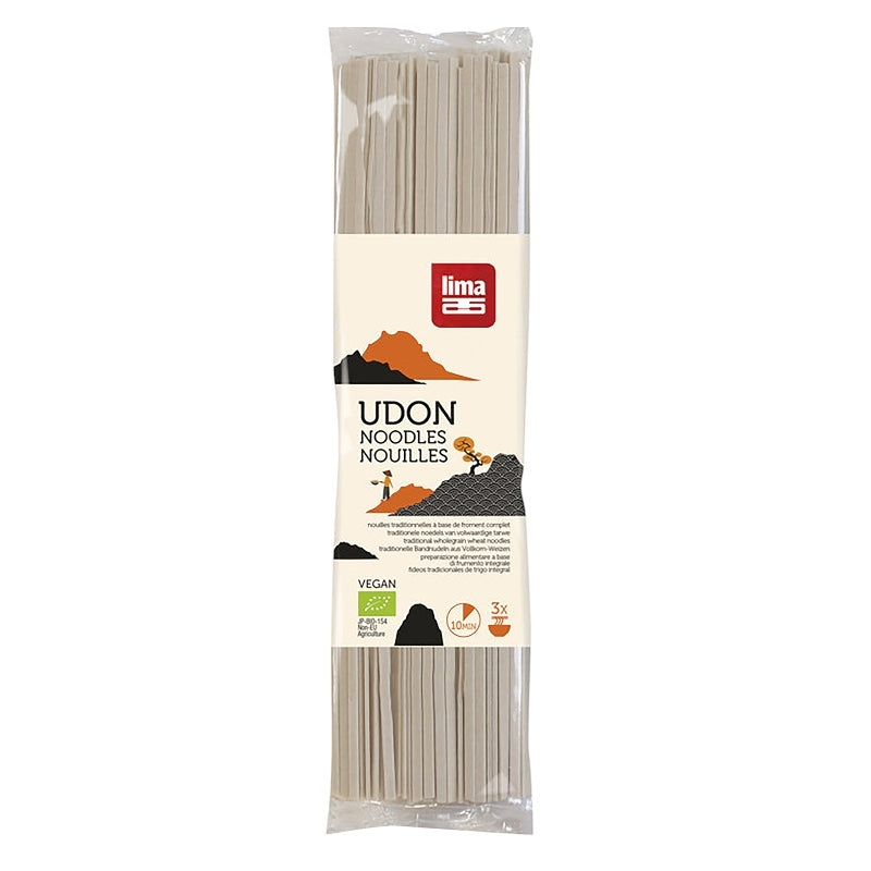 Lima - Nouilles à la farine de blé complète BIO Udon 250g