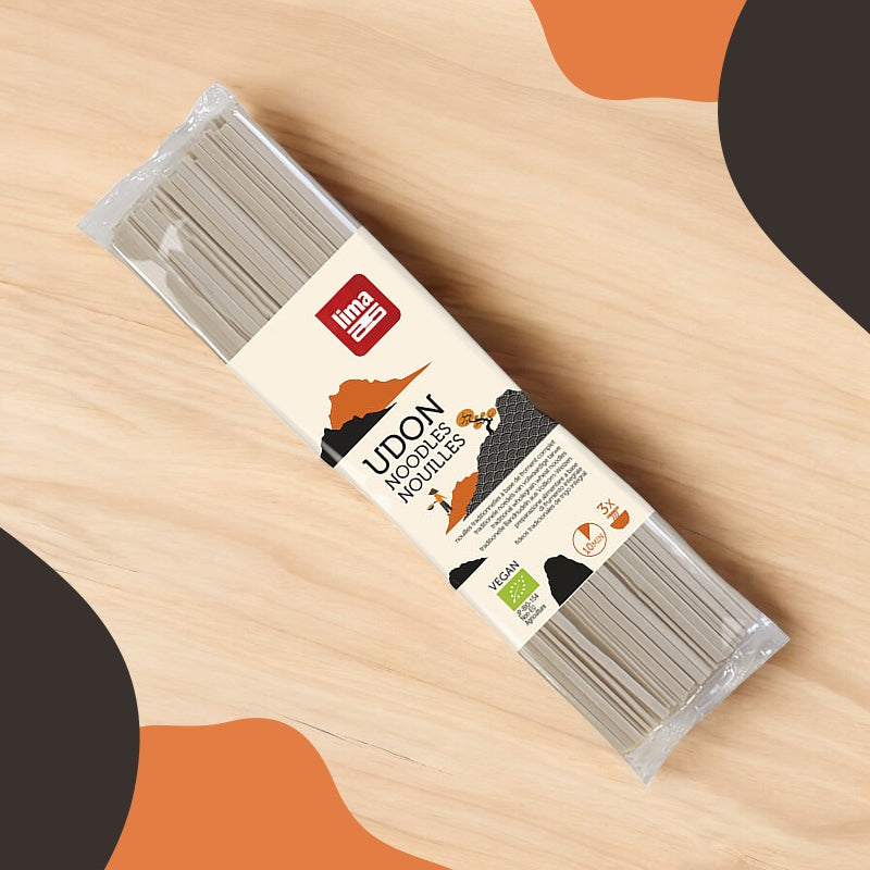 Lima - Nouilles à la farine de blé complète BIO Udon 250g