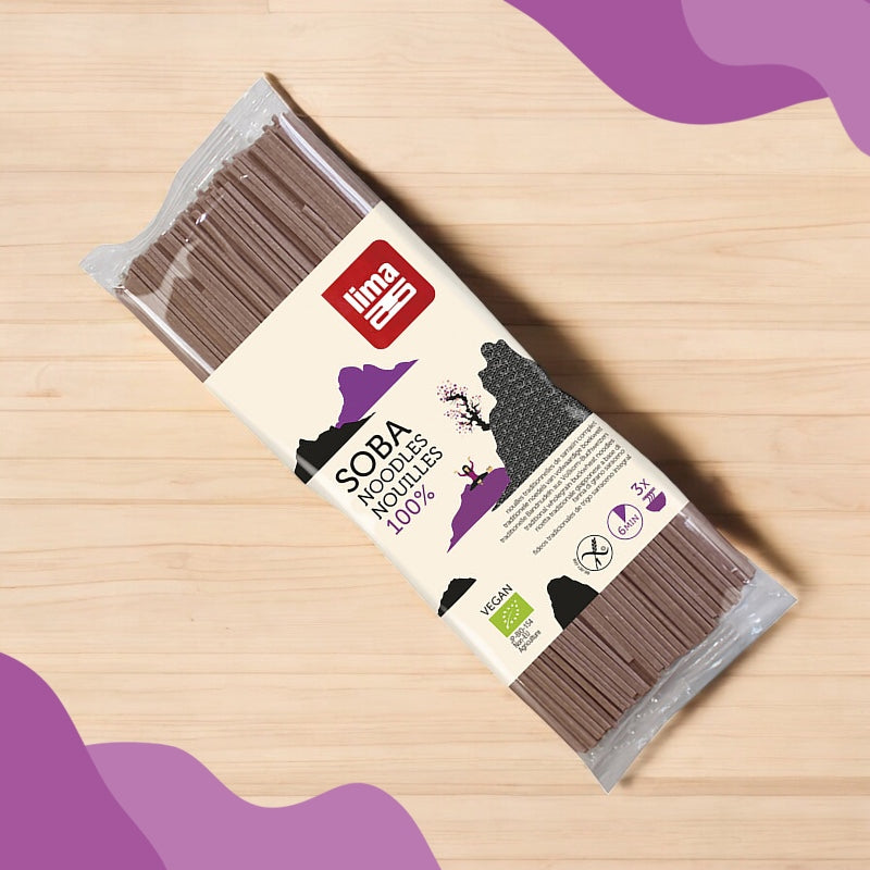 Lima - Nouilles à la farine de sarrasin complet BIO Soba 200g