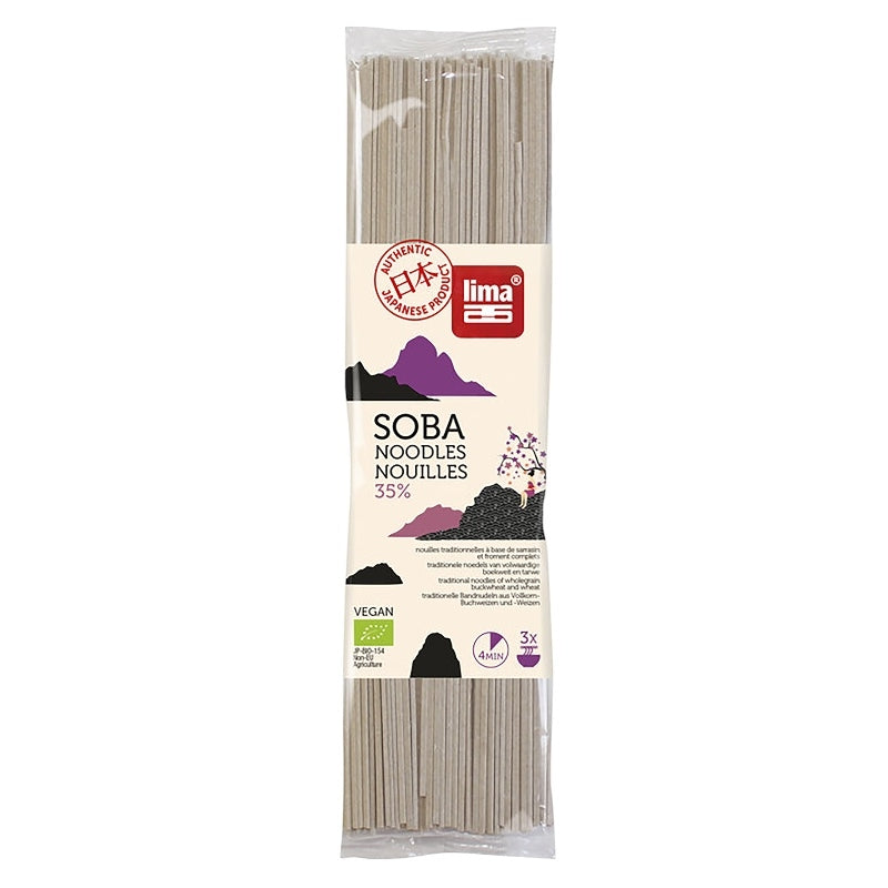 Lima - Bio-Weizen- und Buchweizennudeln - Soba 250g