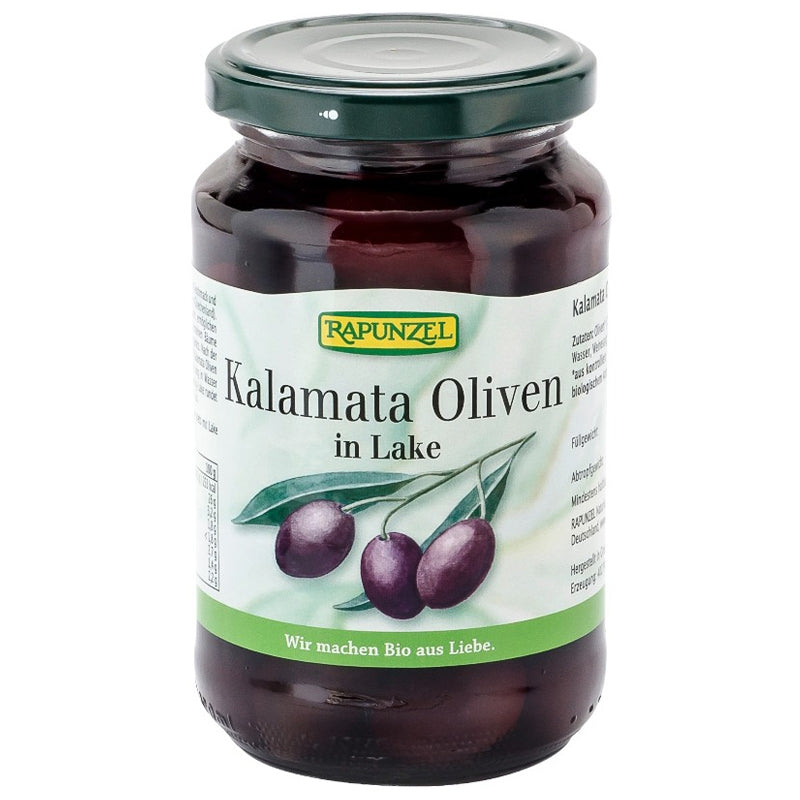 Olives violettes avec noyaux en saumure BIO