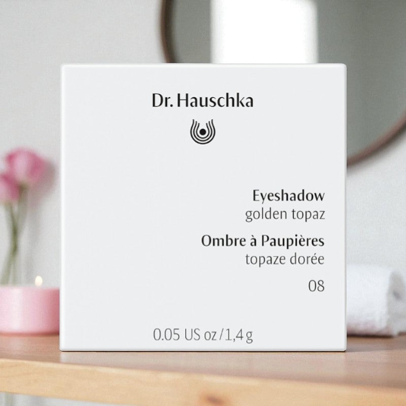 Dr. Hauschka - Ombre à paupières brillante BIO N°08 topaze dorée 1,4g