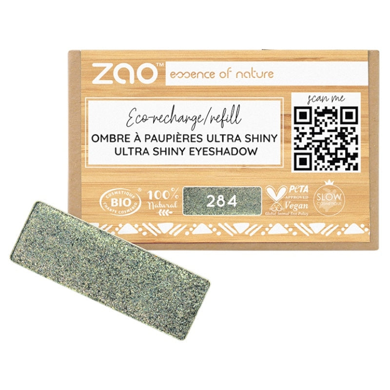 Refill Lidschatten Skarabäusgrün glänzend Nr. 284 BIO