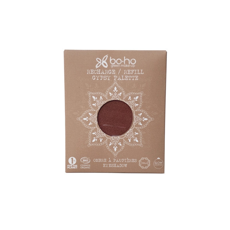 Boho Green Make-up - Ombre à paupières Gypsy Travel BIO N°229 Terre de feu 1,8g
