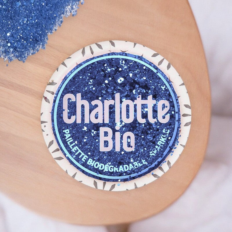 Charlotte Bio - Paillettes bleu 4g