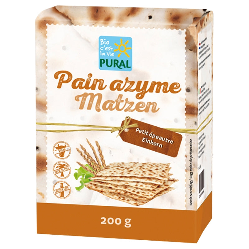 Pain azyme au petit épeautre BIO