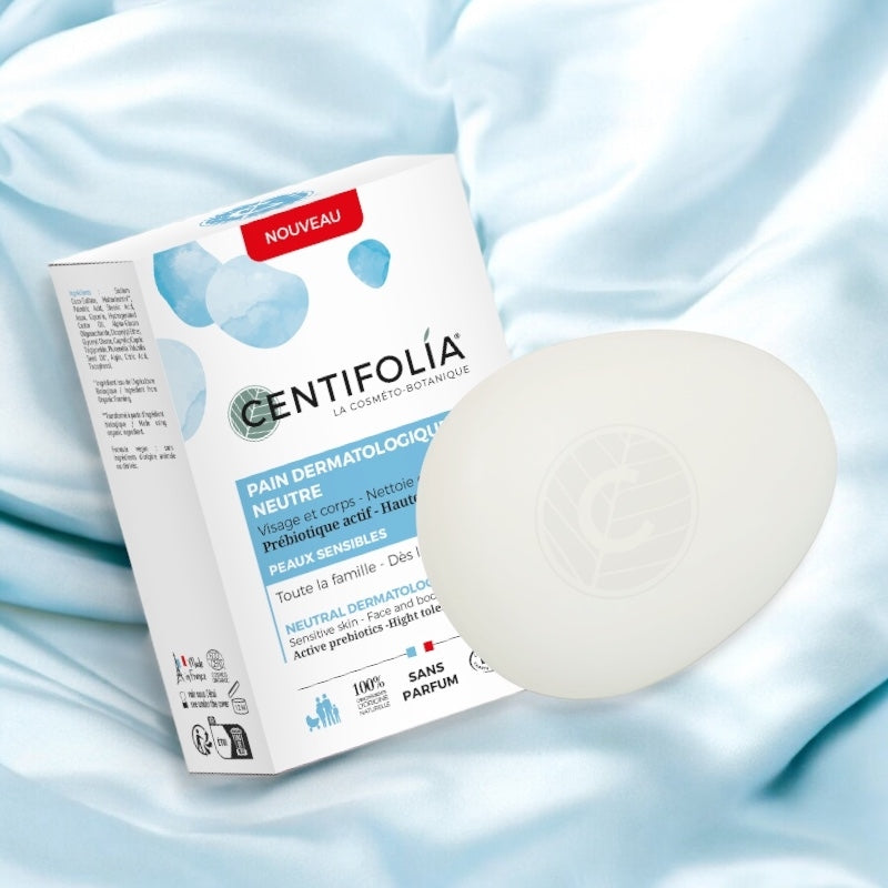Centifolia - Pain dermatologique surgras neutre BIO sans parfum 85g