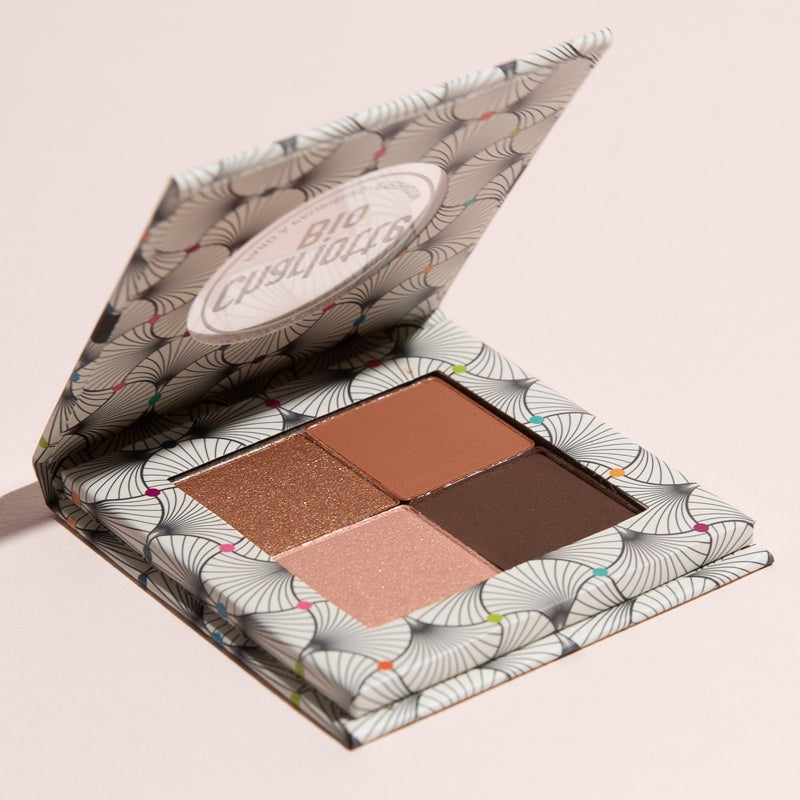 Charlotte Bio - Palette fards à paupières nude brun BIO 4x1.4g