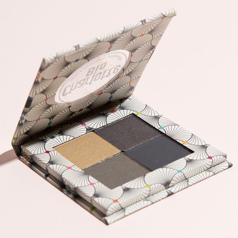 Charlotte Bio - Palette fards à paupières silver smokey BIO 4x1.4g