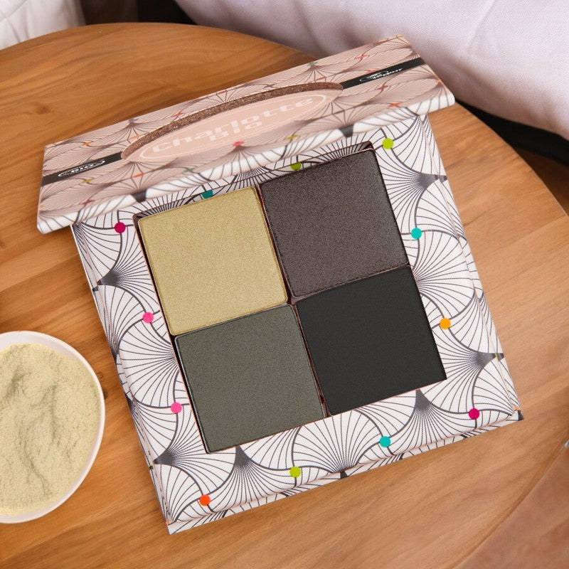Charlotte Bio - Lidschattenpalette Silver Smokey BIO 4x1.4g