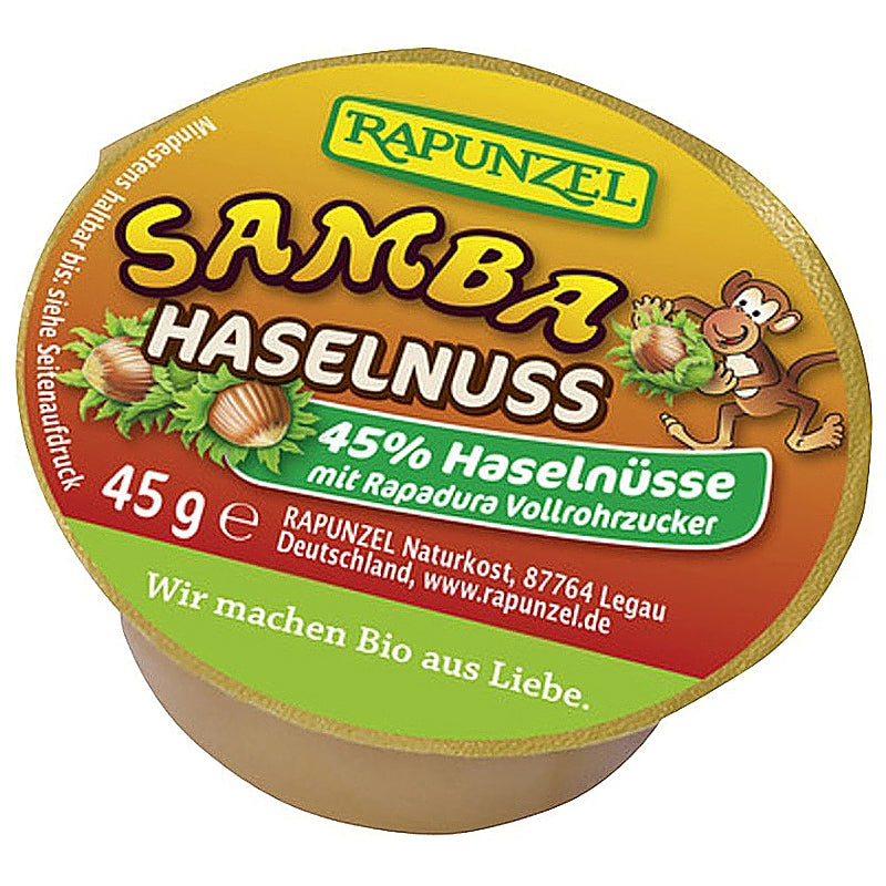 Samba Bio-Schokoladen-Haselnuss-Aufstrich - 45 g - Rapunzel