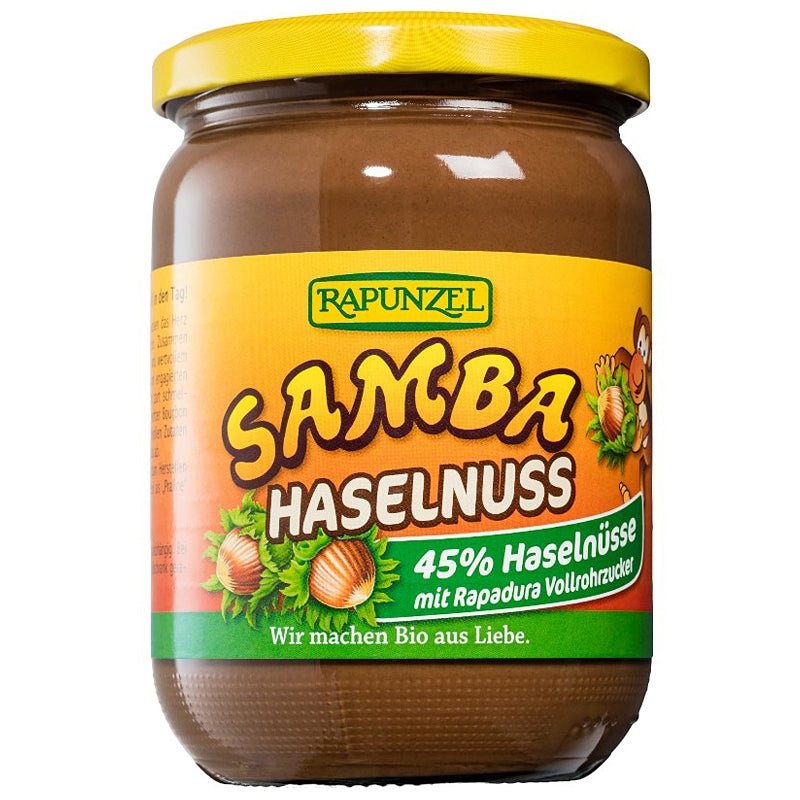 Samba Bio-Schokoladen-Haselnuss-Aufstrich - 500 g - Rapunzel