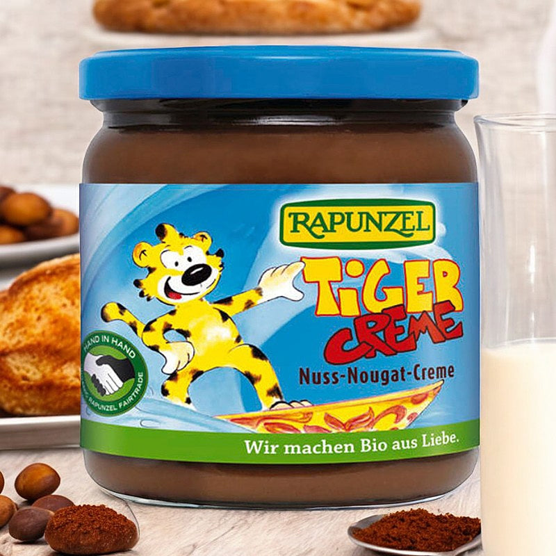 Tiger Bio-Schokoladen-Haselnuss-Aufstrich - 400 g - Rapunzel