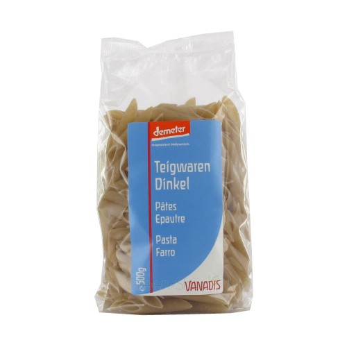 Bio-Dinkel-Penne - 500 g - Vanadis