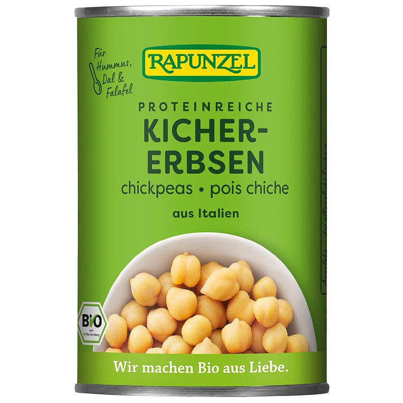 Bio-Kichererbsen aus der Dose - 400 g - Rapunzel