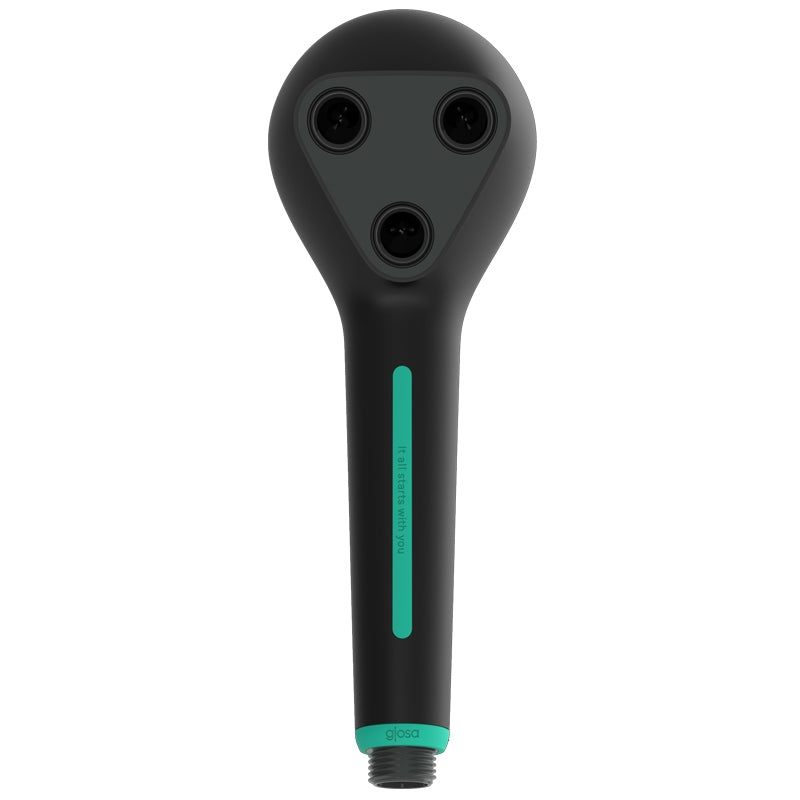 Gjosa - Pommeau de douche GS3 noir (jusqu'à 65% d'eau)