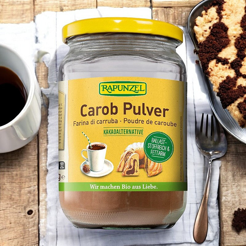 Poudre de caroube bio 250 g - farine de caroube, alternative au cacao