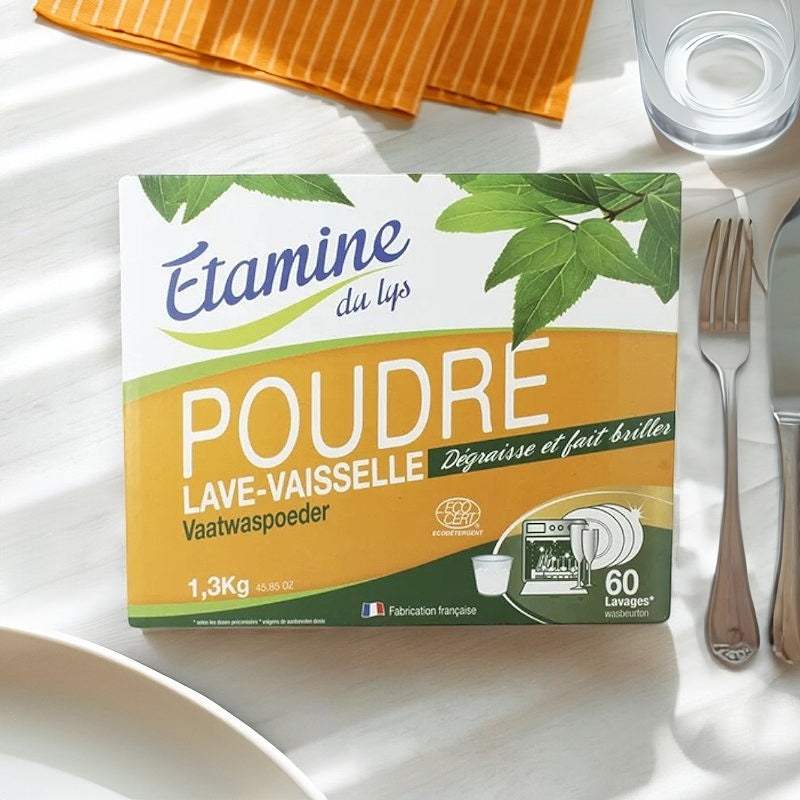 Etamine du Lys - Poudre lave-vaisselle écologique sans parfum 1,3kg