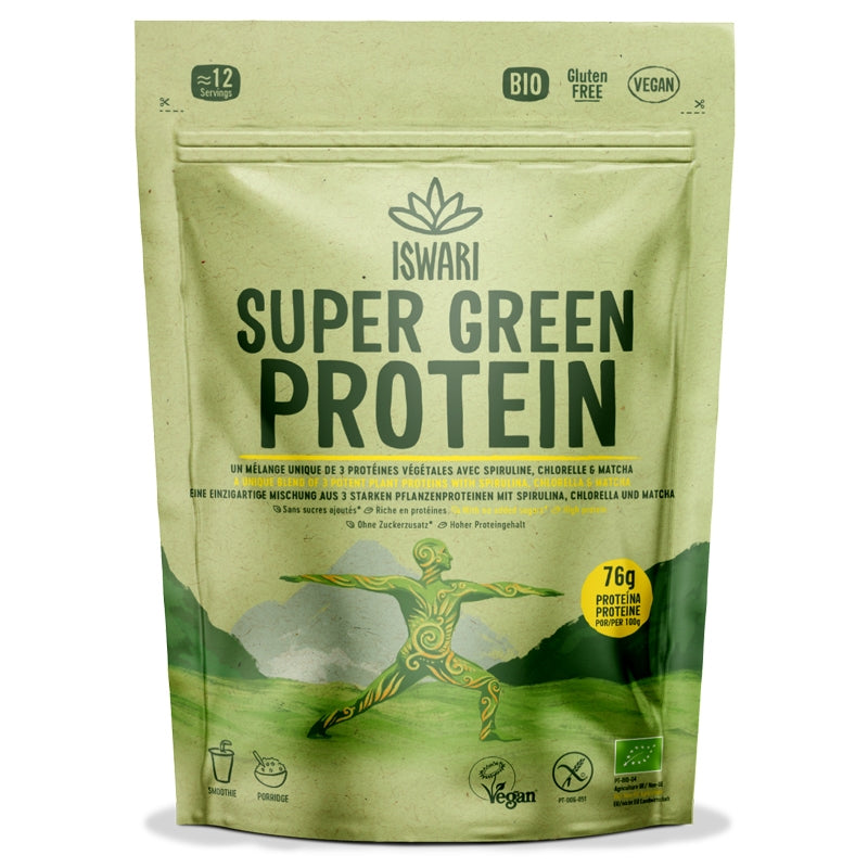 Iswari - Protéines super green BIO 250g