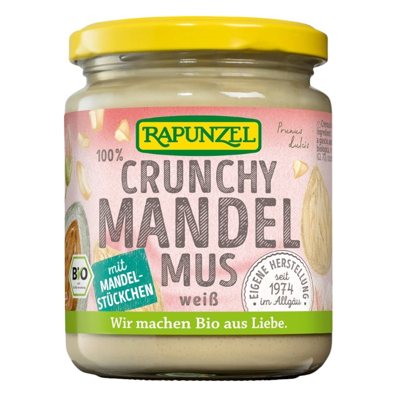 Bio-Mandelbutter, knusprig, weiß - 250 g - Rapunzel