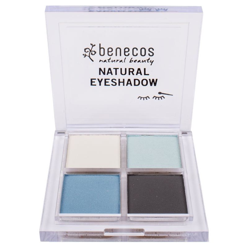 Benecos - Palette quatre ombres à paupières True blue BIO 4,8g