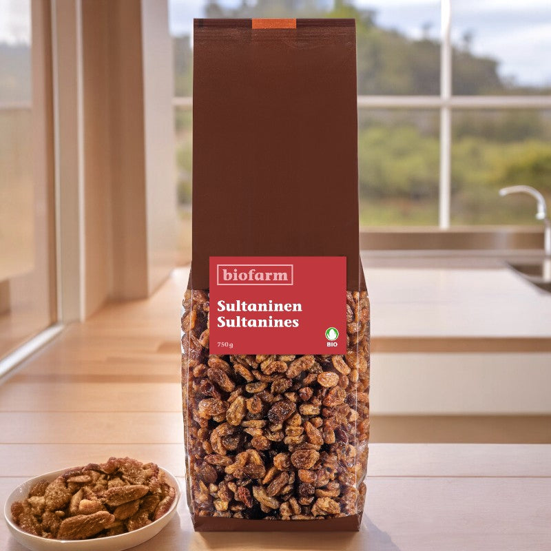 Biofarm - Raisins secs jaunes BIO 750g