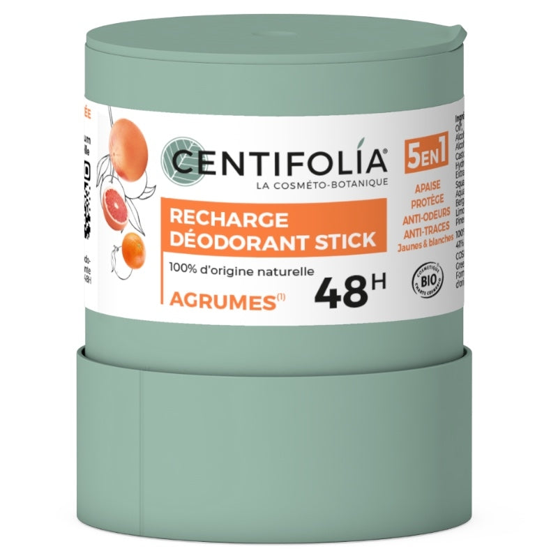 Centifolia - Recharge déodorant stick BIO agrumes 50g