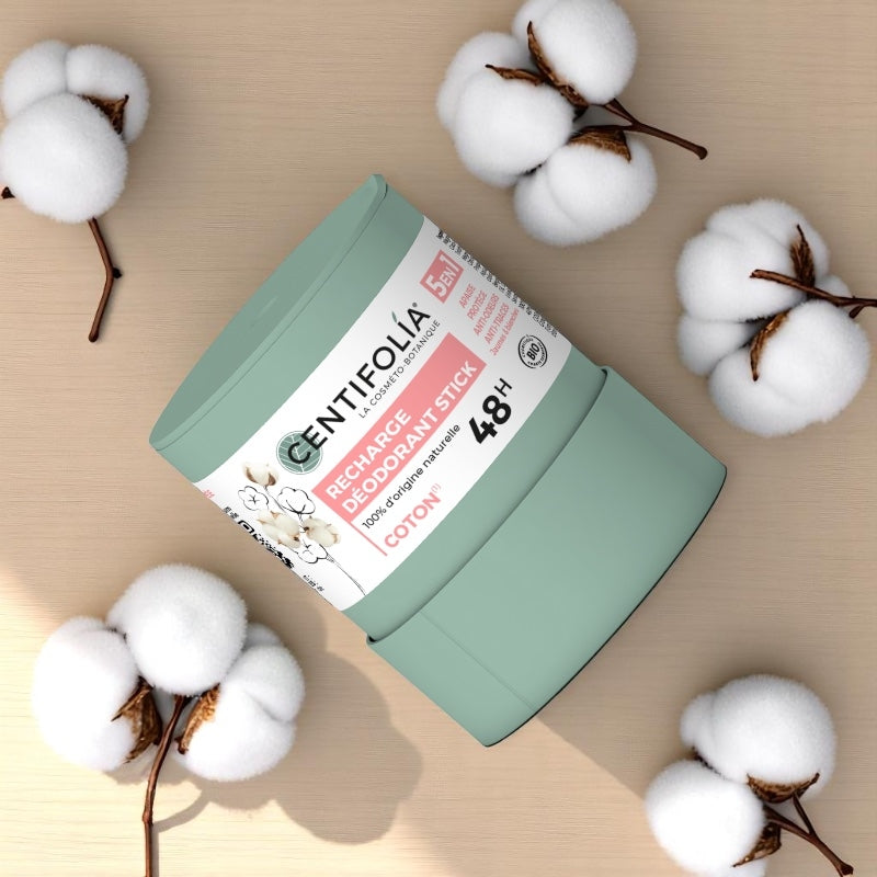 Centifolia - Recharge déodorant stick BIO fleur de coton 50g