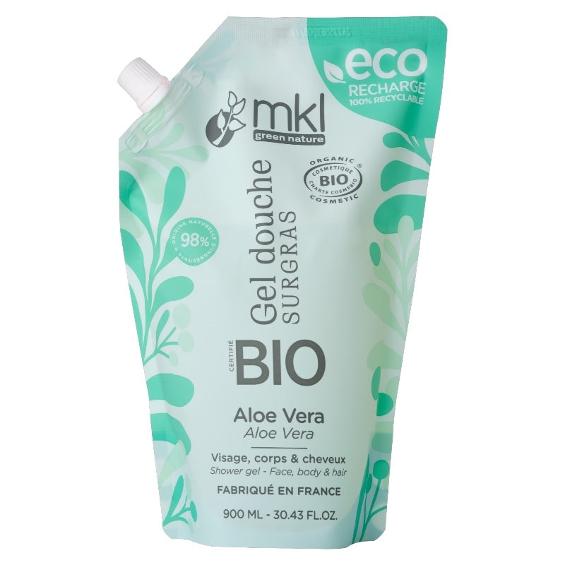 Recharge Gel douche BIO aloe vera