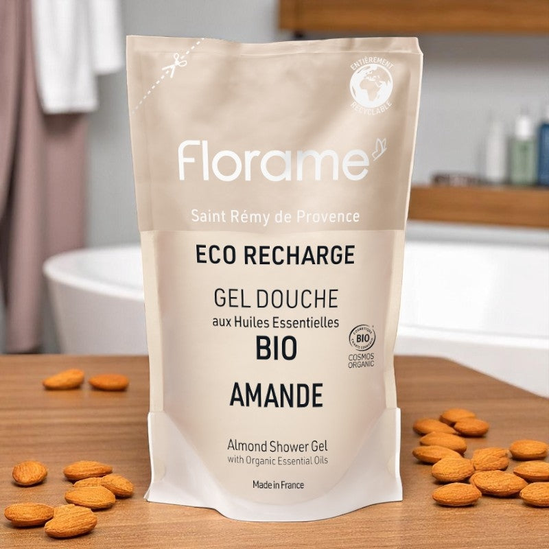 Florame - Recharge gel douche BIO amande 700ml