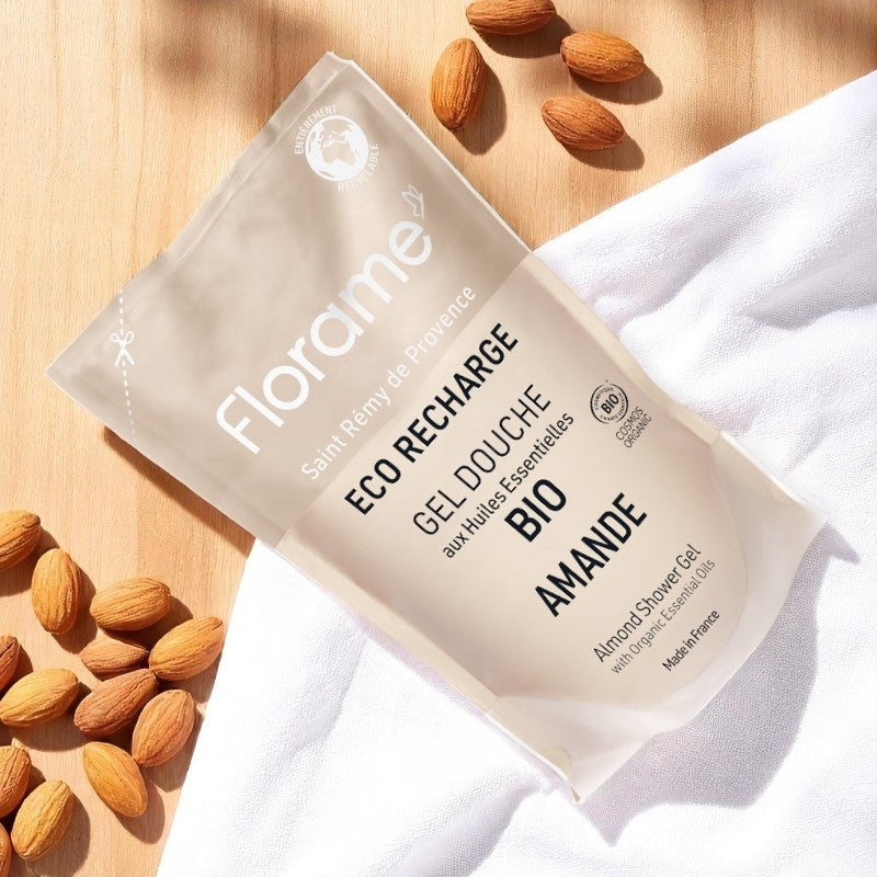 Florame - Recharge gel douche BIO amande 700ml