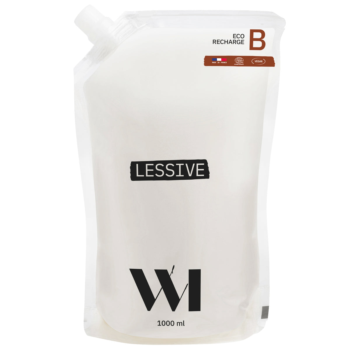 Recharge lessive ECO fleurs blanches 1l - What Matters
