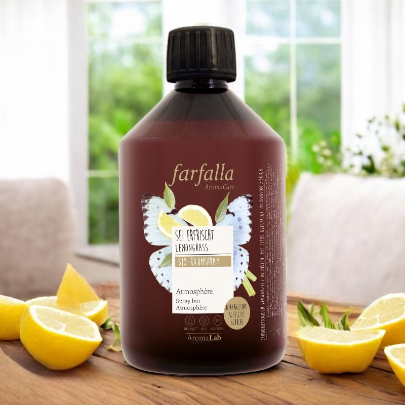 Farfalla - Recharge spray ambiant Atmosphère BIO lemongrass 500ml