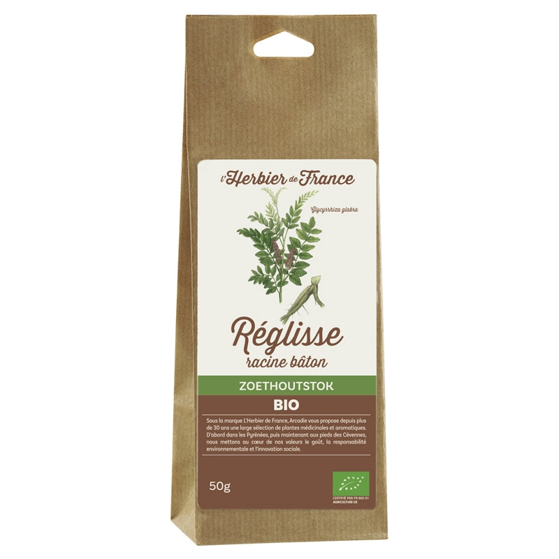 L'Herbier de France - Réglisse BIO (racine bâton) 50g
