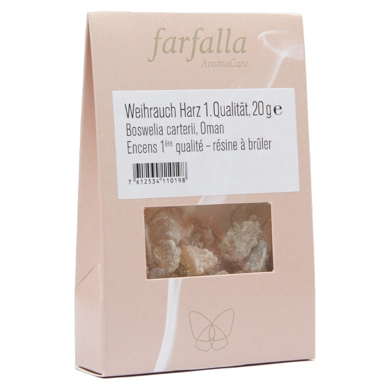 Farfalla - Résine à brûler Encens 1ère qualité 20g