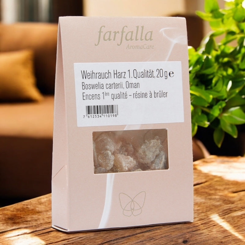 Farfalla - Résine à brûler Encens 1ère qualité 20g